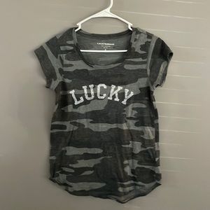 Lucky Brand Short Sleeve Camo Tee